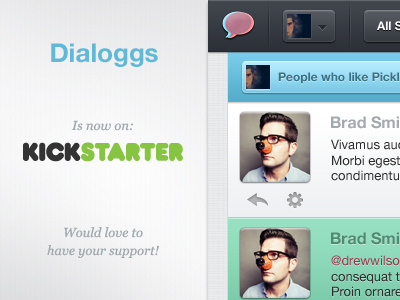 Dialoggs on Kickstarter dialoggs fund raise kickstarter sponsor