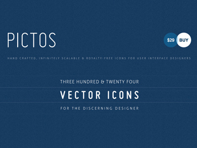 Pictos has LAUNCHED! design icons pictograms pictos user interface