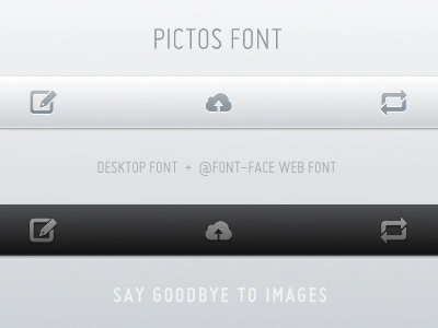 Pictos Font - OUT NOW! design font icons pictos user interface website