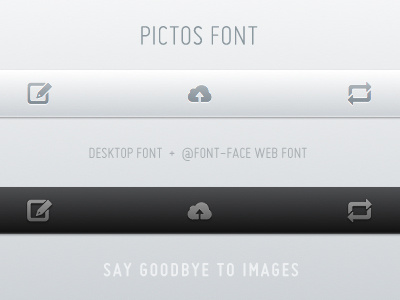 Pictos Font - OUT NOW! design font icons pictos user interface website