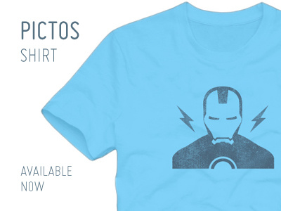 Pictos Shirt Available Now font icons pictos shirt