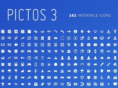 Pictos 3 HAS LAUNCHED! design icons pictos user interface website