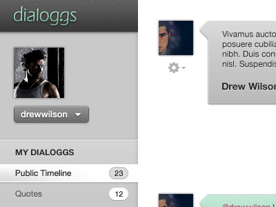 Dialoggs Teaser dialoggs interface teaser ui web app