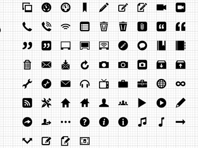 More Pictos design icons pictograms user interface