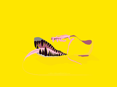 Monster Shoe drawing illustration monster shoe vector