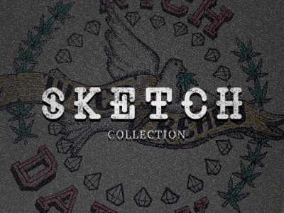Sketch Collection hand lettering rich daddy sketch