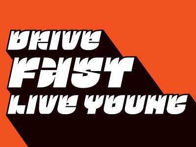 Drive fast live young font glyph latin ogonyok quote type typeface Латиница Огонёк Шрифт