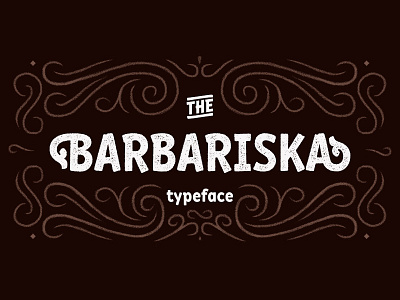 Typeface Barbariska