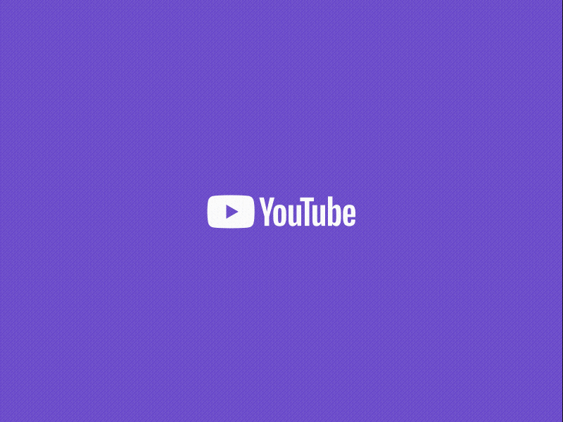 YouTube App Interaction animation app principle purple swipe youtube