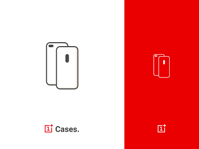 OnePlus Cases Icon cases concept icon oneplus outline redesign