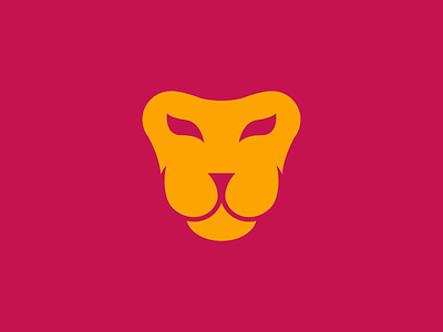 Lion concept exploration lion logo mark maroon vector