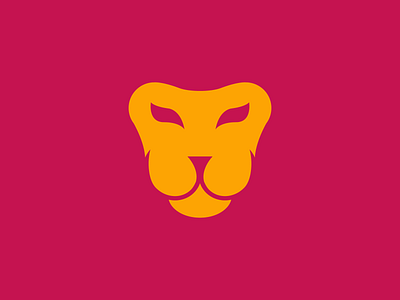 Lion concept exploration lion logo mark maroon vector