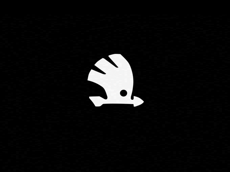 Skoda Glitch Logo 2d after affects animation branding design glitch glitch effect glitchart logo shape skoda
