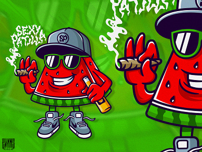 Mascot Sexy Patilla 99designs behance design evanscrea fruits logotoons mascot mascot character mask patilla sexy watermelon