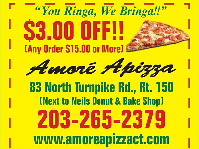 Amore Apizza Adnote adnote advertisement branding design photoshop