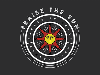 Praise The Sun Dark Souls Badge By Jonathan Davito On Dribbble