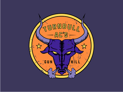 The Turnbull AC's badge bull gang logo ny warriors