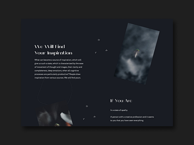 VDh — Inspiration Delivery Service | Concept clean concept dailyui design graphic design inspiration typography ui uiux web