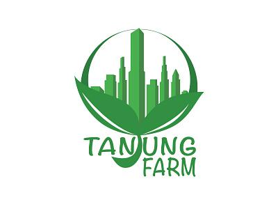 Tanjung Farm Logo branding building design farm logo flat illustration logo vector wahyu unggul sejati