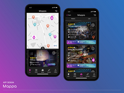 Nightclub App icon sketch app typography ui ui design