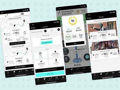 App Design - Cycling App with tracking