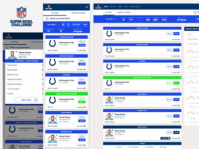 NFL Challenge Concept