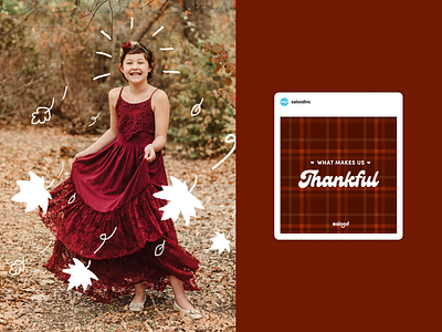What makes us thankful 🦃 agency branding charity design graphic design illustration social media thanksgiving