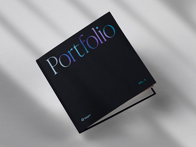 Tegan Portfolio Vol. 1 📖 book design digital agency foil graphic design layouts portfolio print publication design