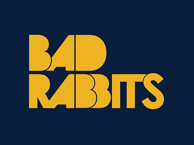 Bad Rabbits Logo bad rabbits boston funk hip hop massachusetts rb rock soul type typography warped tour