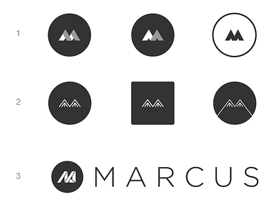 [WIP] Personal Brand brand m marcus name personal shapes