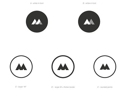 [WIP] Personal Brand v2 brand branding circle logo logo design m marcus minimal names shapes