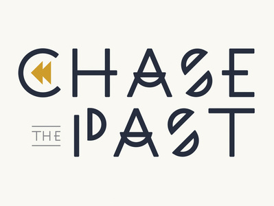 Chase The Past arrows band branding chase emo logo logo design massachusetts past rock band typography worcester
