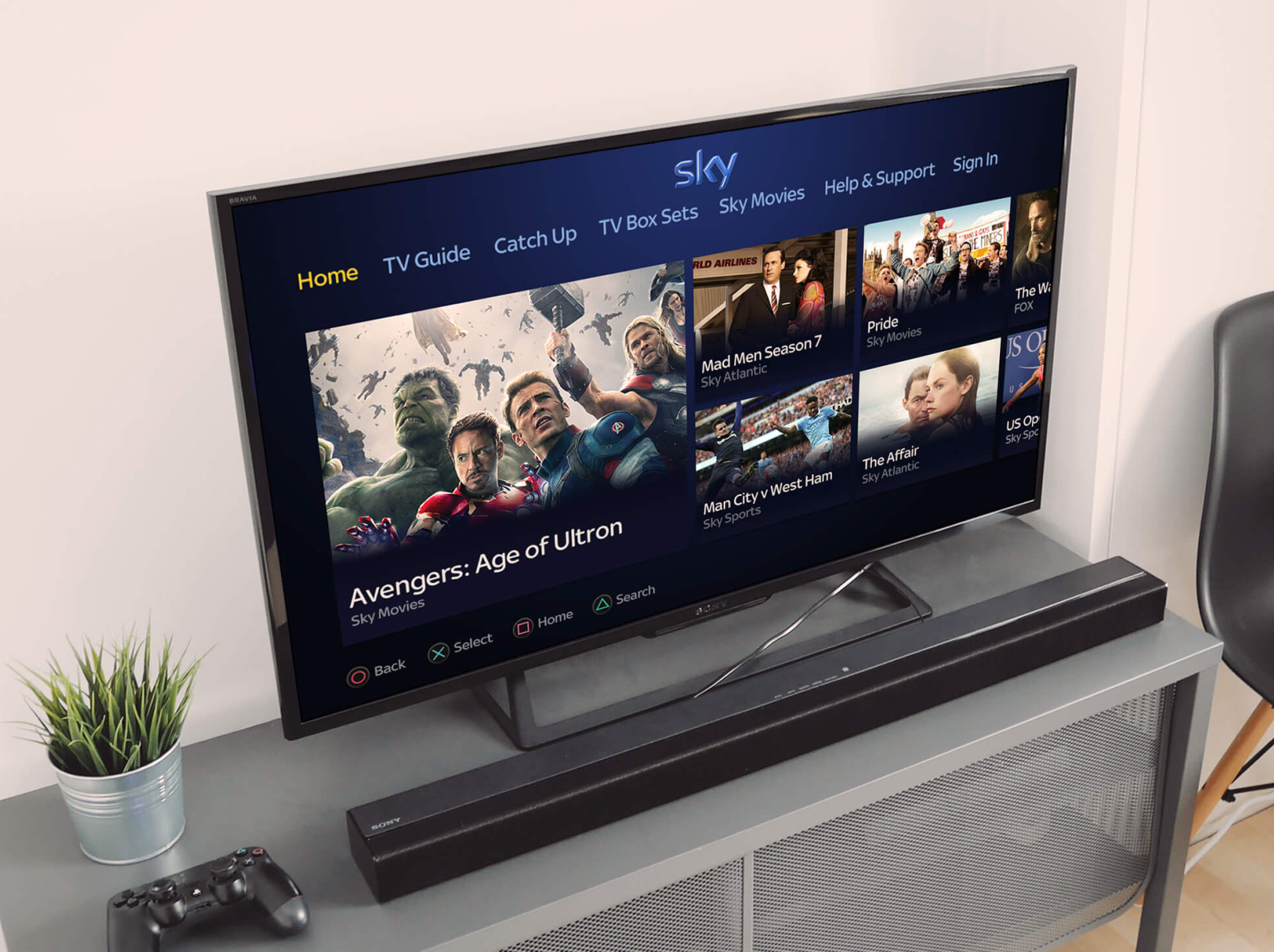 Sky Go for Playstation by Simon Wessely on Dribbble