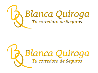 Blanca Quiroga reBrandind (Type Color Test) branding identity logo