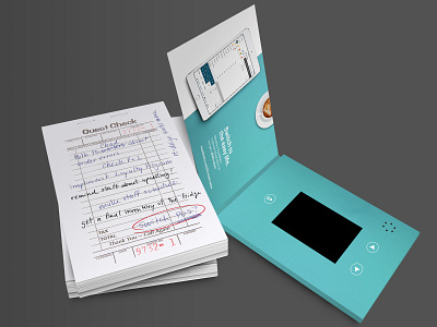 Personalized Video Brochure advertising branding brochure design direct mail ipad layout restaurants video