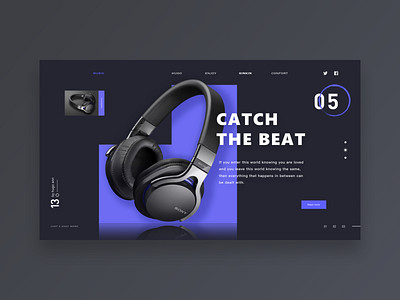 catch your beat branding design illustration lettering type typography ui web website