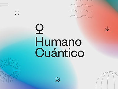 Humano Cuántico - Logo Design branding gradient graphic design human humanocuantico logo symbol