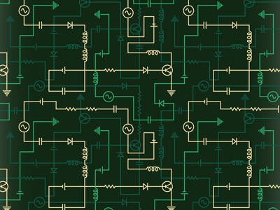 Electrical Circuit Pattern by Gilad Fried - Dribbble