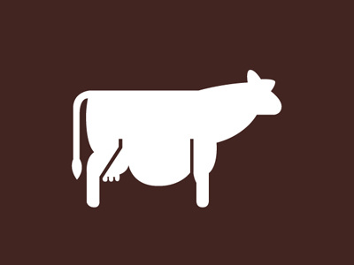 Obese Cow animal animals bull cow daily pictogram dairy farm fat food icon milk obese pictogram tumblr