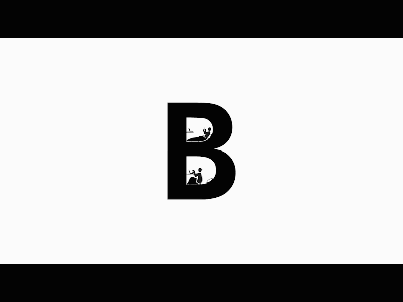 All about letter-B ae art black daily design illustration letters motion motion design motion graphic motiongraphics people popular typography