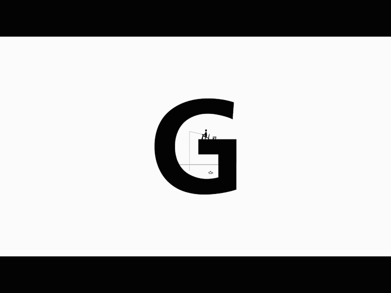 All about letter-G ae black design fisherman illustration letter lettering lettermark motion motion design motion graphic motiongraphics popular typography white