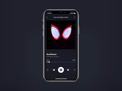 Music Player — Lyrics dark ui mobile motion music app music player product design ui design uiux ux architecture