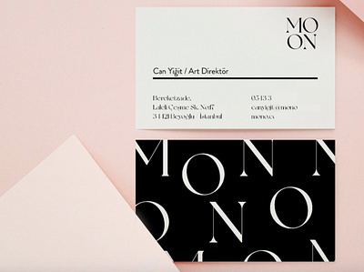 Mono Business Card Design branding business card card design graphic design identity logo minimal modern