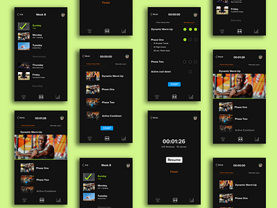 Fitness App UI Design