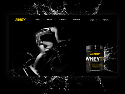 Ready Webdesign fitness website landing page sleek website sports website ui website website design websites