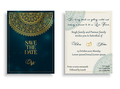 Save the Date : Engagement design engagement invitation engagement ring ethnicity illustration royalty vector wedding card wedding invitation wedding stationery weddings