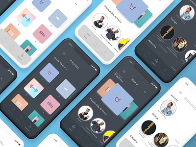 UX/UI Design Music App