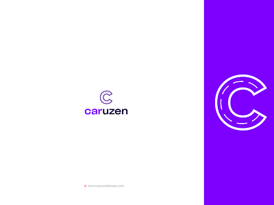 Caruzen Branding brand branding car design logo logodesign logotype typography