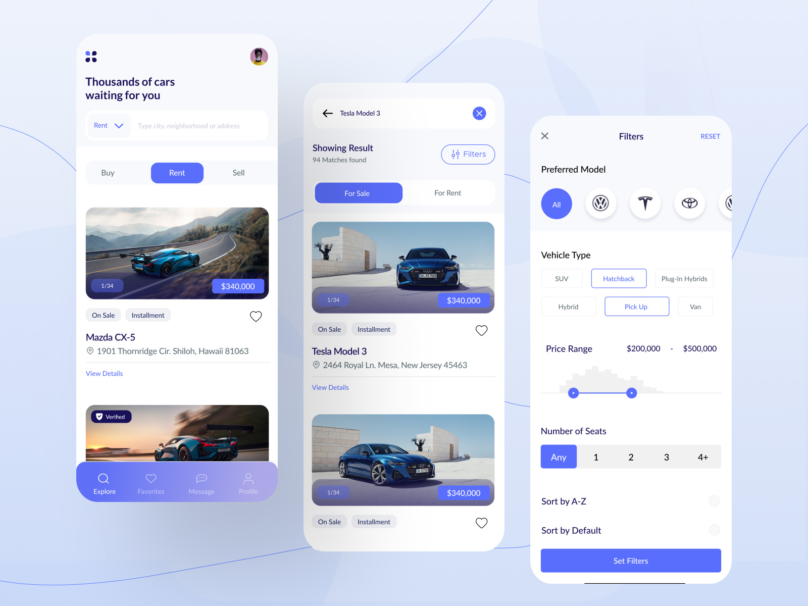 Car Rental App by Saurav Biswas on Dribbble