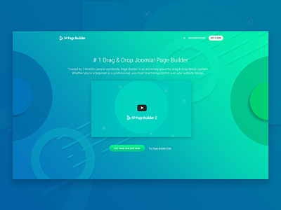 Landing Page For SP Page Builder 2 cms drag drop joomshaper landing page page builder update
